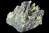 Metallic Stibnite Crystal Cluster - China #93682-1